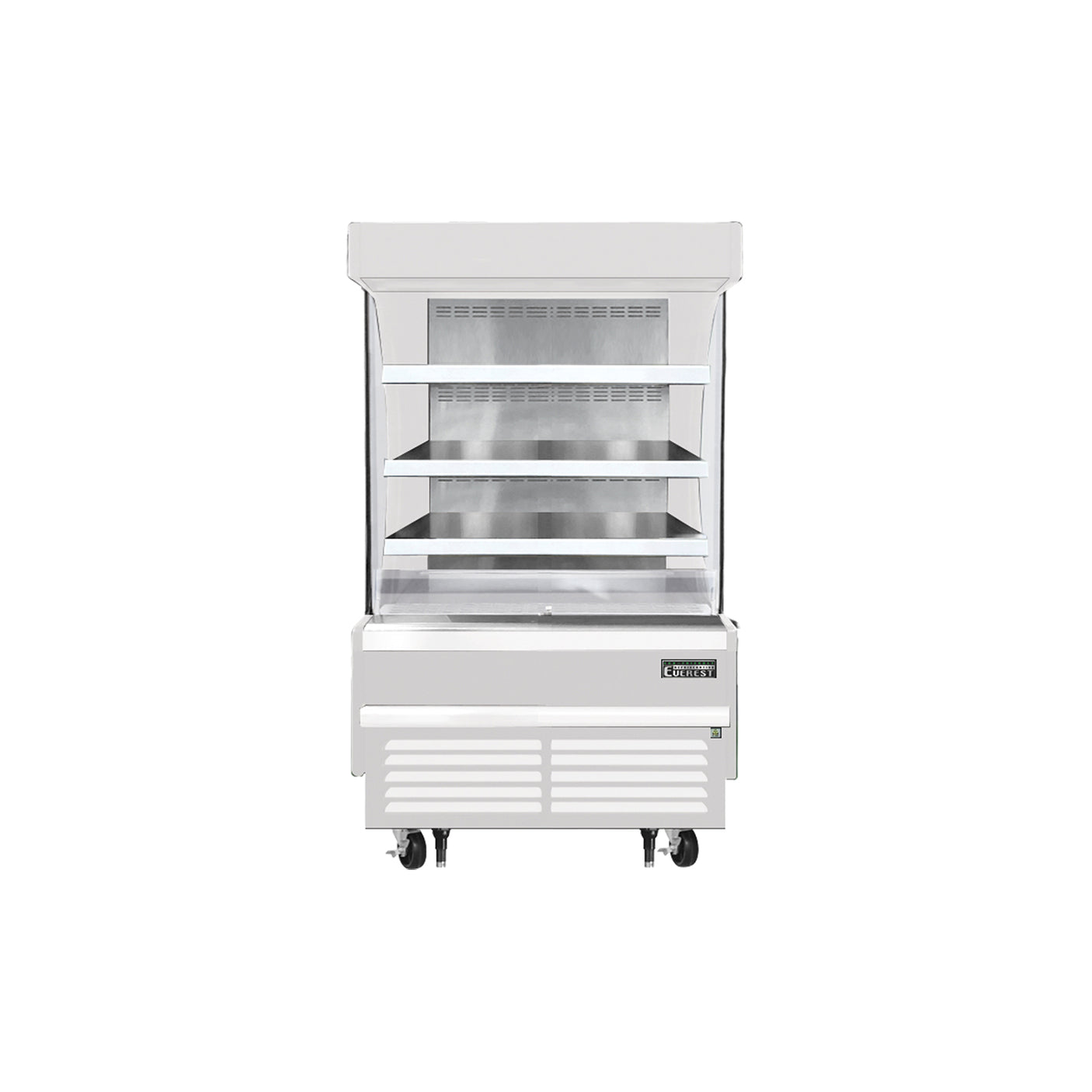 Everest EOMV-36-W-28-S 37 1/4" White 9.3 cu. ft Open Air Merchandiser