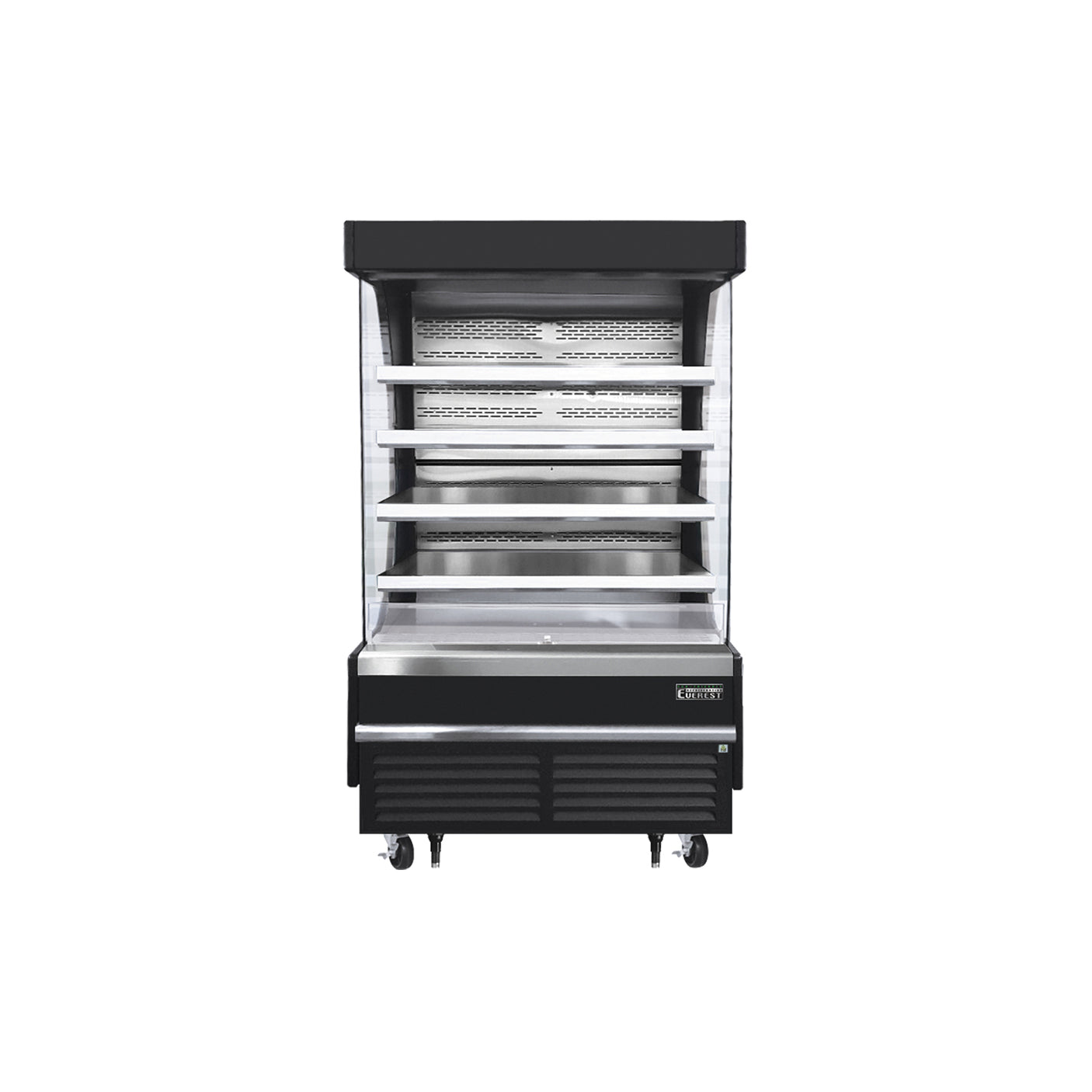 Everest EOMV-48-B-35-T 48" Black 24 cu. ft Open Air Merchandiser