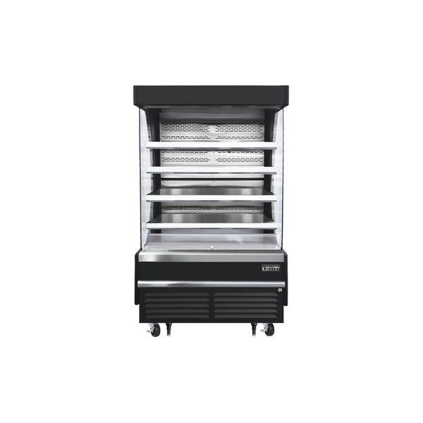 Everest EOMV-48-B-35-T 48" Open Air Merchandisers, Black Exterior, 24 cu. ft.