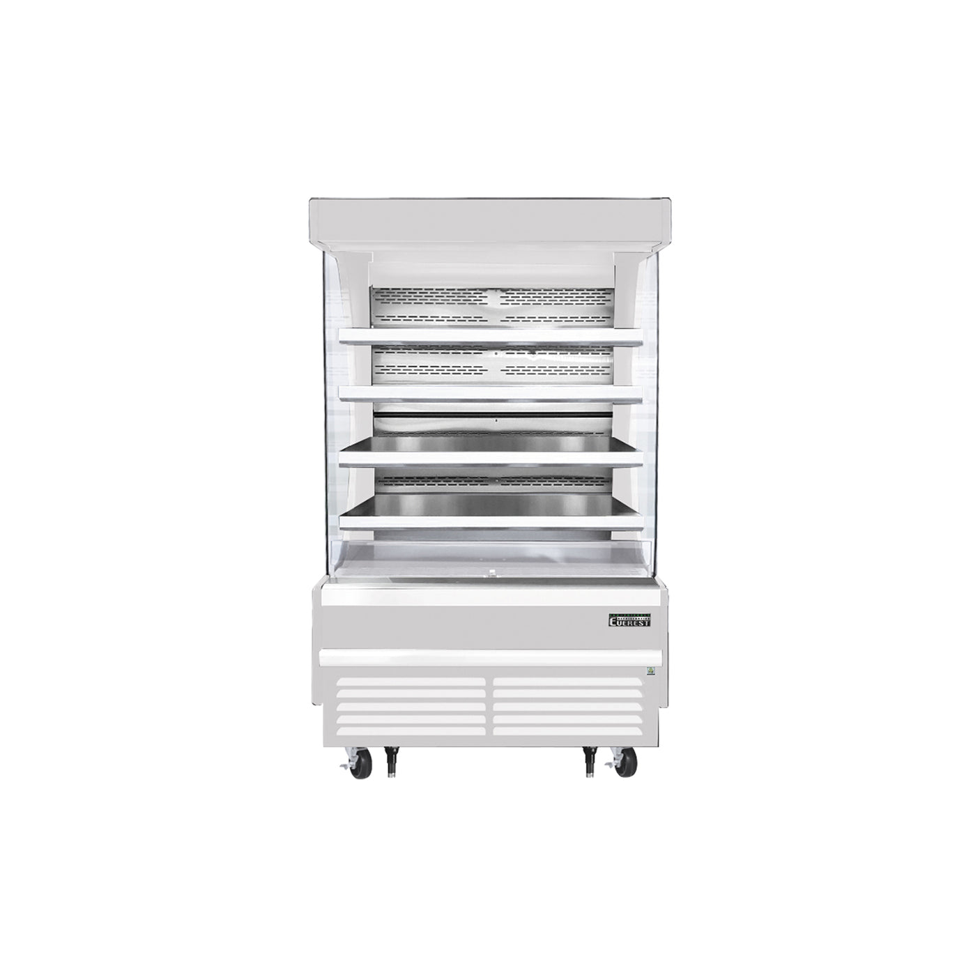 Everest EOMV-48-W-28-T 48" White 16.8 cu. ft Open Air Merchandiser