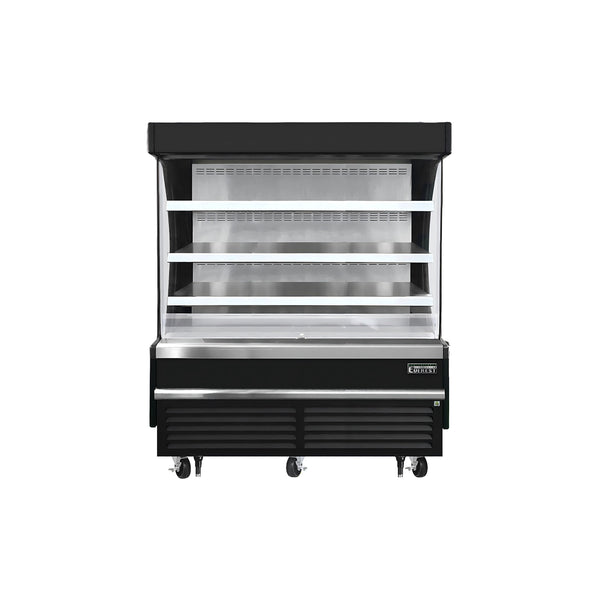 Everest EOMV-60-B-28-S 60" Open Air Merchandisers, Black Exterior, 15.4 cu. ft.