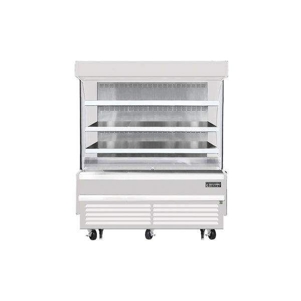 Everest EOMV-60-W-28-S 60" Open Air Merchandisers, White Exterior, 15.4 cu. ft.