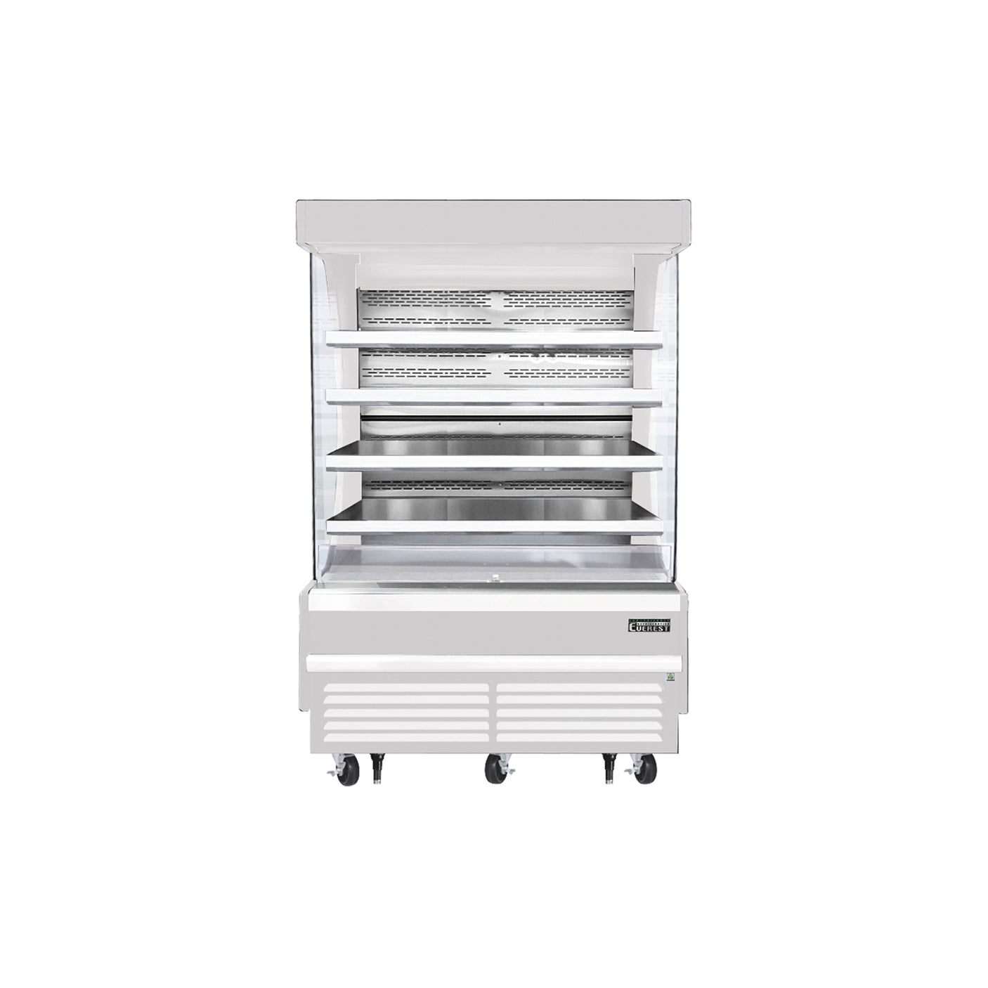 Everest EOMV-60-W-28-T 60" White 21.2 cu. ft Open Air Merchandiser