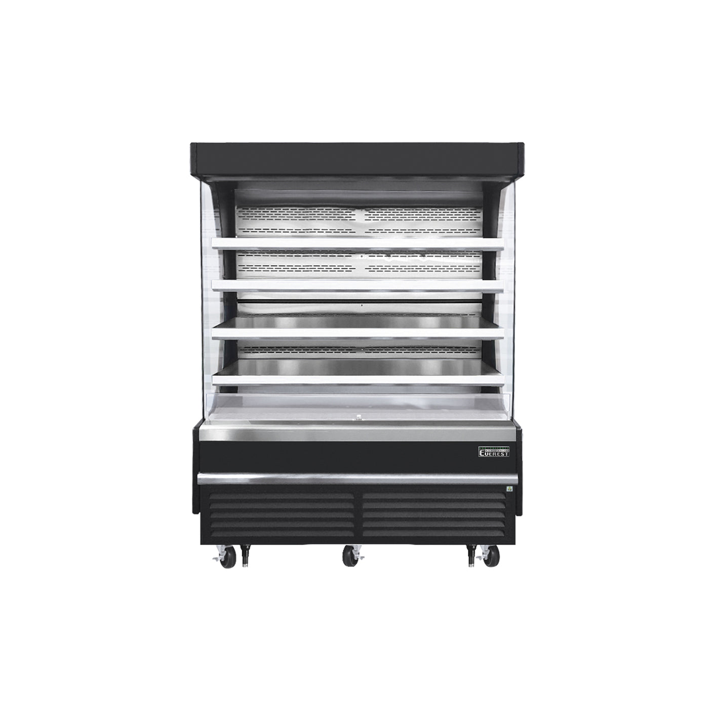 Everest EOMV-72-B-35-T 73 1/4" Black 37 cu. ft Open Air Merchandiser