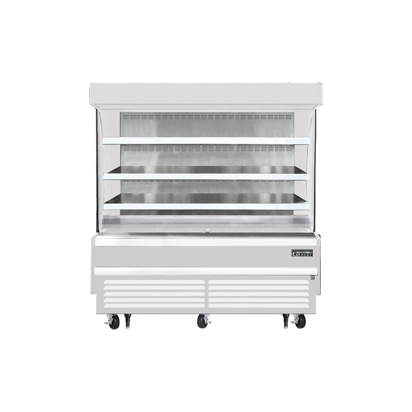 Everest EOMV-72-W-28-S 73 1/4" White 19 cu. ft Open Air Merchandiser