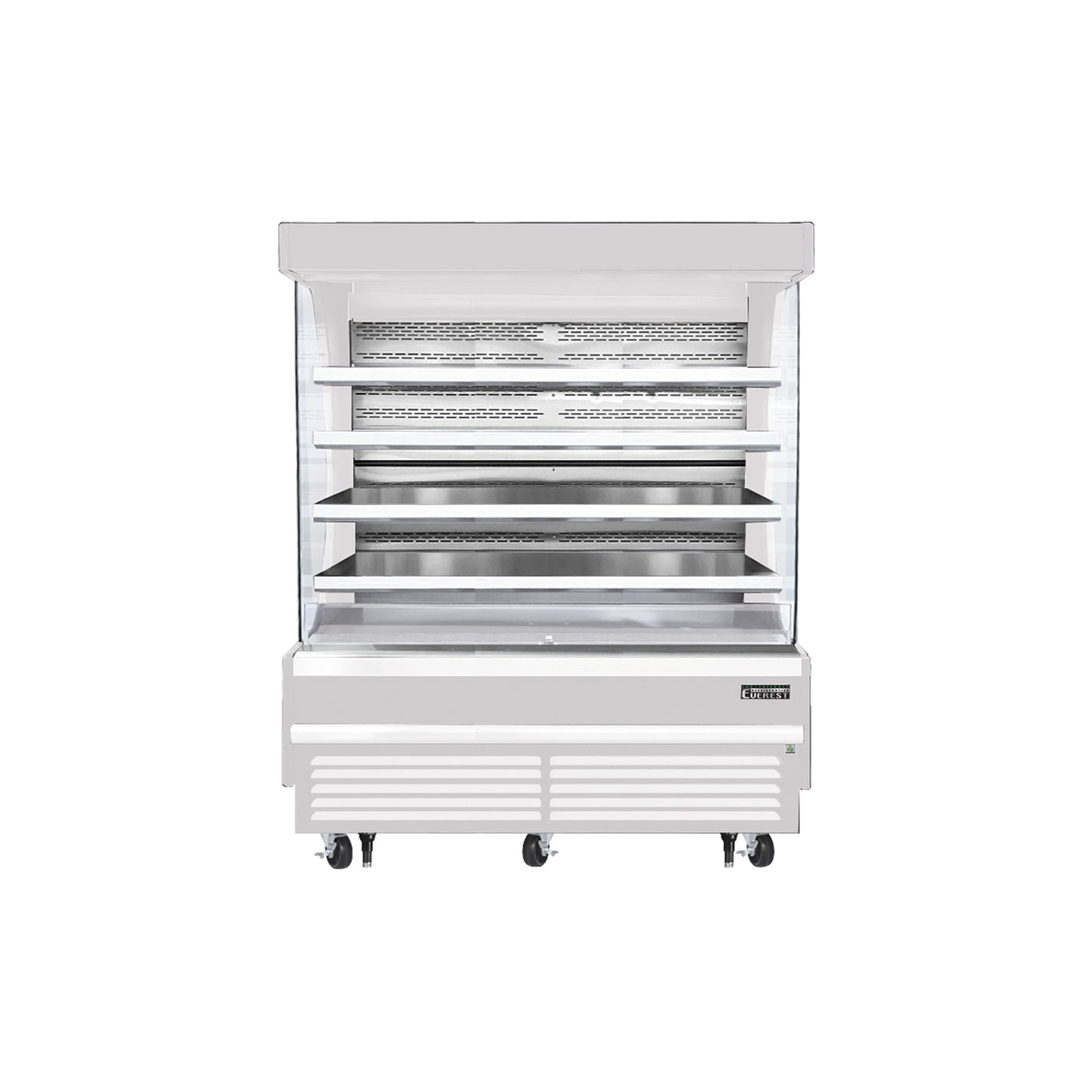 Everest EOMV-72-W-28-T 73 1/4" White 26 cu. ft Open Air Merchandiser