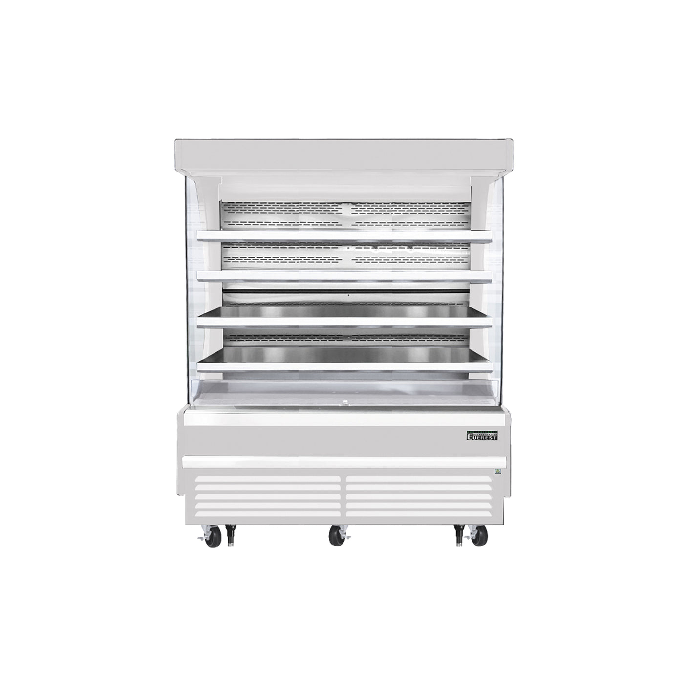 Everest EOMV-72-W-35-T 73 1/4" White 37 cu. ft Open Air Merchandiser