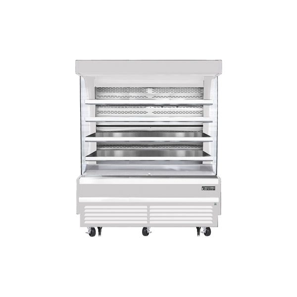 Everest EOMV-72-W-35-T 73 1/4" Open Air Merchandisers, White Exterior, 37 cu. ft.