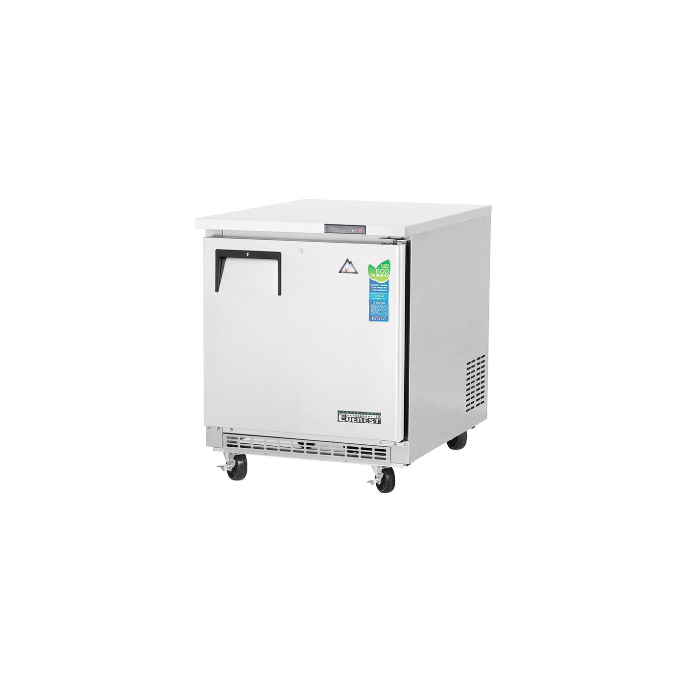 Everest ETBF1 27 3/4" Stainless Steel 7.5 cu. ft Undercounter Freezer, 1 Solid Door