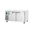 Stainless Steel Undercounter Refrigerator/Freezer Combo