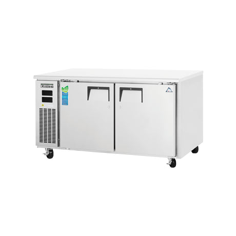 Stainless Steel Undercounter Refrigerator/Freezer Combo