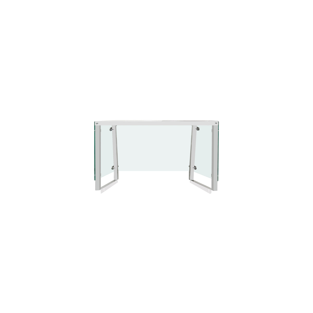 Flamaster FLM-ST2-OSG Trapezoid Sneeze Guard for 2-Pan Steam Table