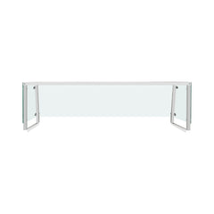 Flamaster FLM-ST4-OSG Trapezoid Sneeze Guard for 4-Pan Steam Table