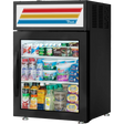 True GDM-05-HC~FGD01 24" Black Refrigerated Glass Door Merchandiser