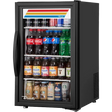 True GDM-06-34-HC~TSL01 20 1/2" Black Refrigerated Glass Door Merchandiser