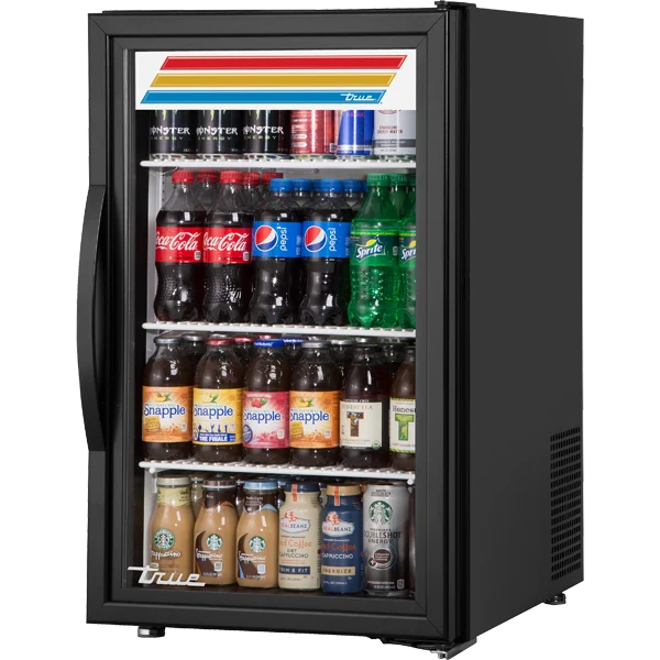True GDM-06-34-HC~TSL01 20 1/2" Black Refrigerated Glass Door Merchandiser