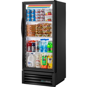 True GDM-10-58-HC~TSL01 24 7/8" Black Refrigerated Glass Door Merchandiser