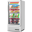 True GDM-10F-HC~TSL01 24 7/8" Black Glass Door Merchandiser Freezer