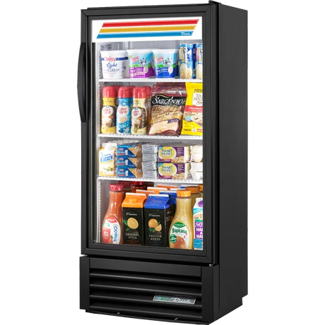 True GDM-10SSL-HC~TSL01 24 7/8" Black Refrigerated Glass Door Merchandiser
