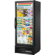 True GDM-12-HC~TSL01 Black Refrigerated Glass Door Merchandiser