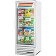 True GDM-12F-HC~TSL01 Black Glass Door Merchandiser Freezer