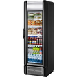 True GDM-15-RTO-HC-LD Black Retro Refrigerated Glass Door Merchandiser