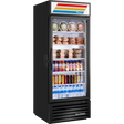 True GDM-23-HST02-HC~TSL01 Black Refrigerated Glass Door Merchandiser with Health Safety Timer