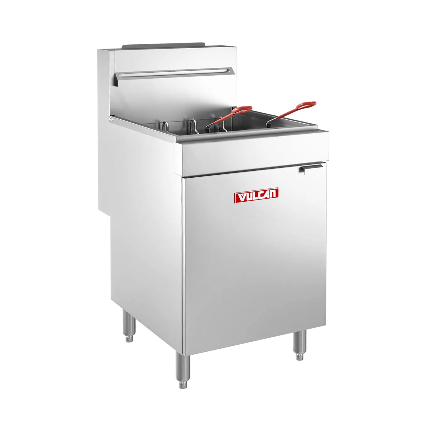 Vulcan LG500-LP 65-70 lb. Liquid Propane Floor Fryer - 150,000 BTU