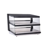 Polarman PLM-W102D-M 38″ Slanted 2-Shelf Countertop Heated Display Merchandiser