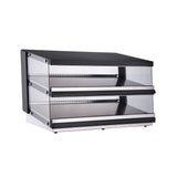 Polarman PLM-W121D-M 44″ Slanted 2-Shelf Countertop Heated Display Merchandiser