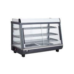 Polarman PLM-W136L 36″ 3 Shelf Countertop Heated Display Case with Sliding Doors