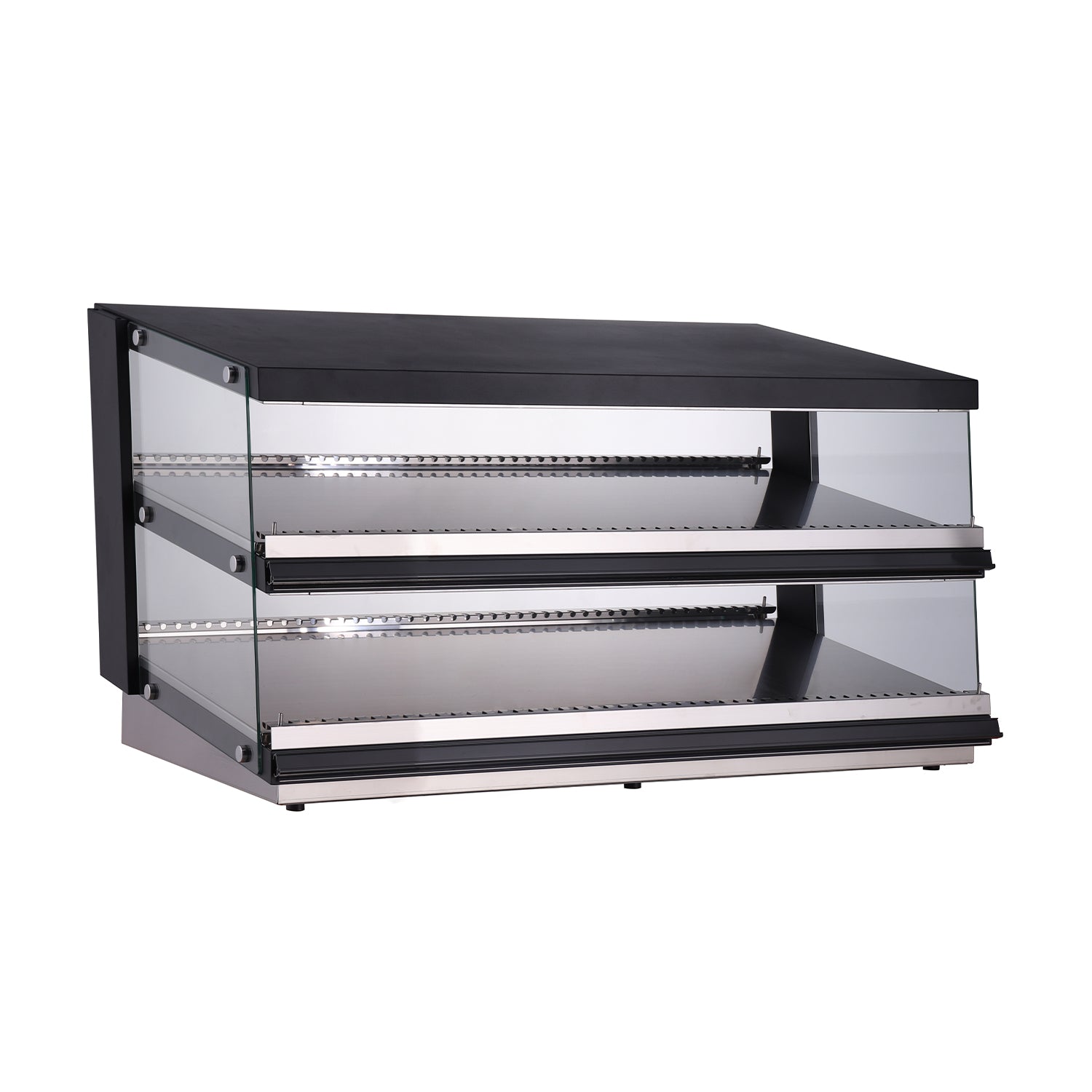 Polarman PLM-W138D-M 50″ Slanted 2-Shelf Countertop Heated Display Mer ...