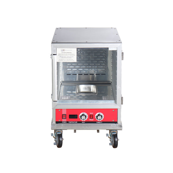 Polarman RTR-159L-P 21 2/5" Full Size Insulated Heated Holding Cabinet with Clear Door