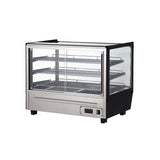 Polarman PLM-R160L-5 34″ 3 Shelf Countertop Heated Display Case with Sliding Doors