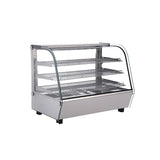 Polarman PLM-W160L 34″ 3 Shelf Countertop Heated Display Case with Sliding Doors