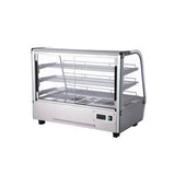 Polarman PLM-W160L 34″ 3 Shelf Countertop Heated Display Case with Sliding Doors