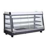 Polarman PLM-W186L 48″ 3 Shelf Countertop Heated Display Case with Sliding Doors