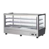 Polarman PLM-R202L-5 48″ 3 Shelf Countertop Heated Display Case with Sliding Doors