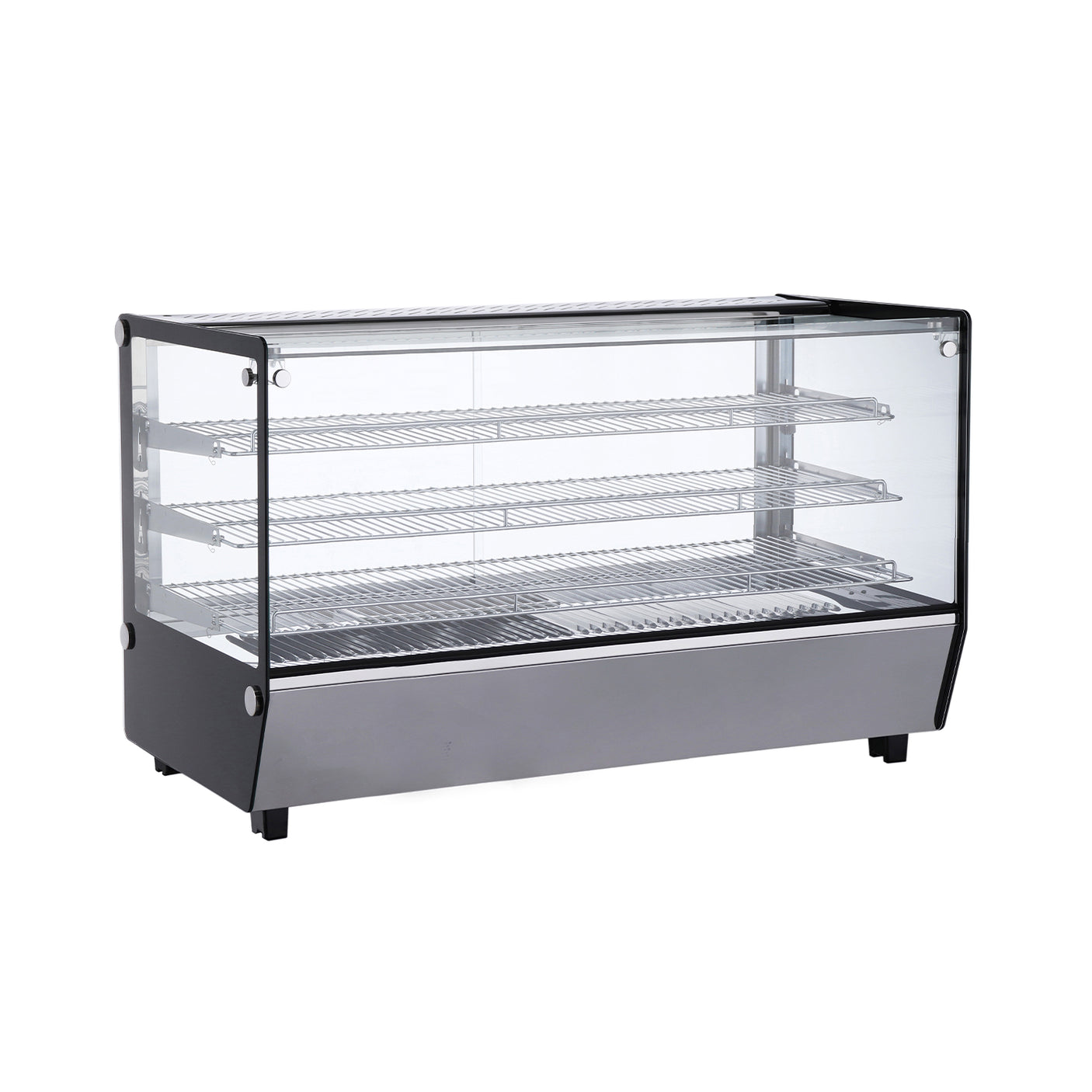 Polarman PLM-R202L-5 48″ 3 Shelf Countertop Heated Display Case with Sliding Doors