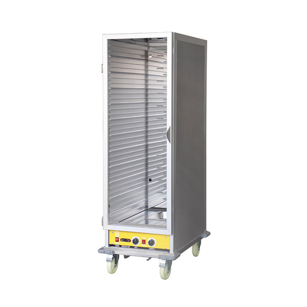 Polarman RTR-420L-P 21 2/5" Full Size Insulated Heated Holding Cabinet with Clear Door