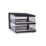 Polarman PLM-W85D-M 32″ Slanted 2-Shelf Countertop Heated Display Merchandiser