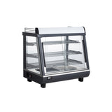 Polarman PLM-W96L 27″ 3 Shelf Countertop Heated Display Case with Sliding Doors