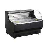 Polarman PLM-R370L 51 7/10" Black Horizontal Refrigerated Air Curtain Merchandiser