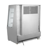 Polarman PLM-R490LS 48" Vertical Air Curtain Merchandiser, Stainless Steel, with 3 Shelves