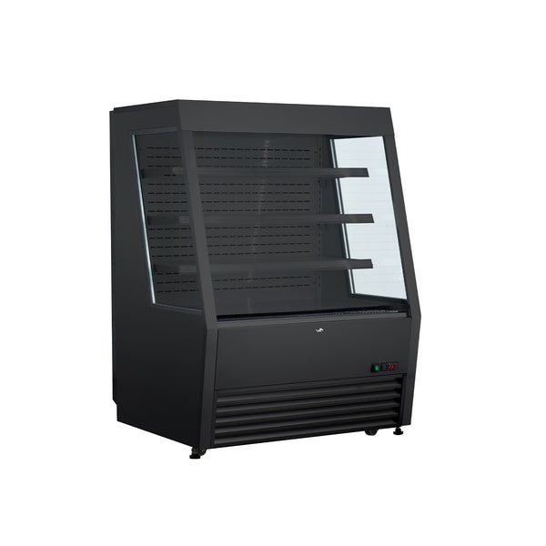 Polarman 48″ Black Vertical Air Curtain Merchandiser RTS-490LSB