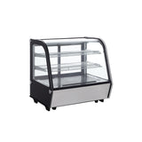 Polarman PLM-W120L-4 28″ Countertop Refrigerated Bakery Display Case with LED Lighting