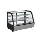 Polarman PLM-W160L-4 35″ Countertop Refrigerated Bakery Display Case with LED Lighting