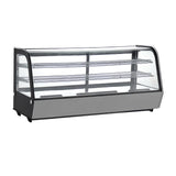 Polarman PLM-W252L-4 60″ Countertop Refrigerated Bakery Display Case with LED Lighting