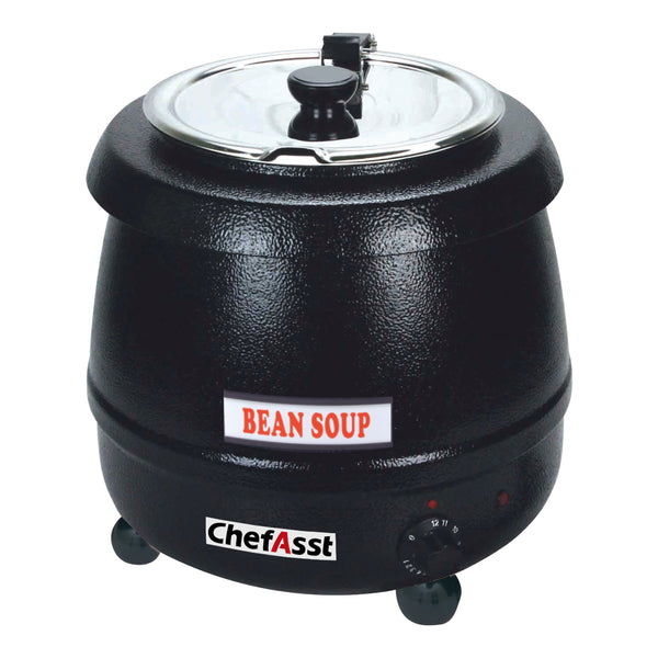 ChefAsst Soup Kettle 10.6qt (10L),400W Black,SB-6000