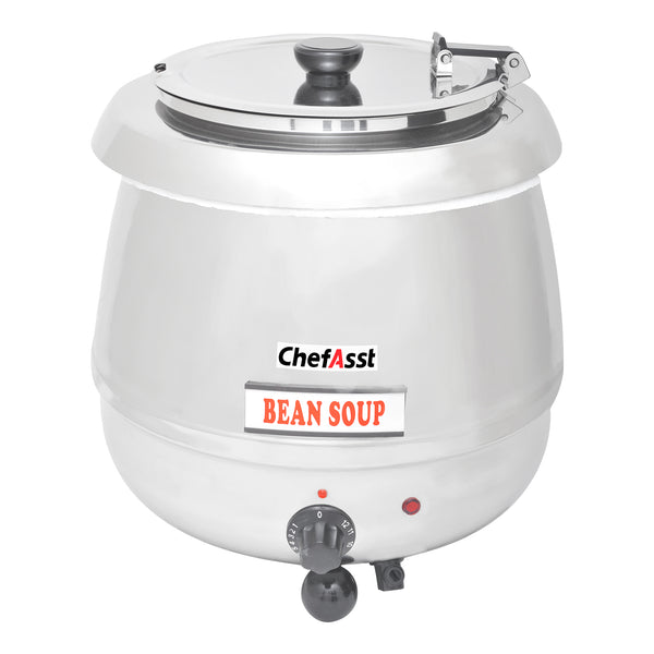 ChefAsst Soup Kettle 10.6qt (10L),400W Silver,SB-6000S